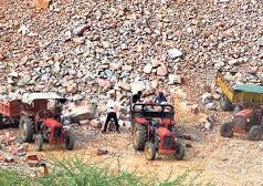 8 different vehicles involved in illegal mining seized by Jammu Police