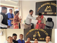 BJP OBC Morcha Felicitates Municipal Commissioner Avni Lavassa