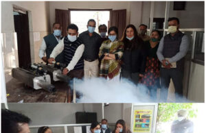 Commissioner, JMC took stock of activities relating to fogging drives.