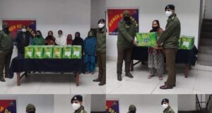 Ramban Police distributes Sewing Machines to BPL families under CAP