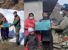 Indian Army felicitates Martyrs’ families in district Ramban