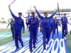 In the ICC Under-19 cricket World Cup: India lifted a record fifth title after beating England by four wickets in the summit clash at Sir Vivian Richards Stadium in Antigua.