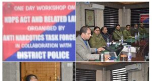 Police in collaboration with ANTF organised a workshop on NDPS Act in Bandipora