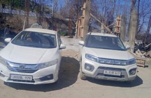 Busting of Inter District Gang of vehicle lifters in BudgamPolice recovers 02 more stolen vehicles, toll reaches 13