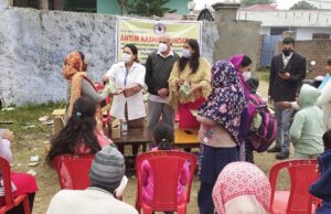 Antim Aasha foundation NGO organized immunity booster camp at purkhoo in jammu.