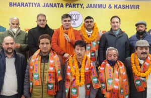 NC District Vice-President, prominent persons from Kishtwar join BJP