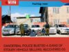 GANDERBAL POLICE BUSTED A GANG OF STOLEN VEHICLE SELLERS, RECOVERED 05 STOLEN VEHICLES
