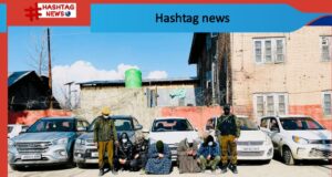 GANDERBAL POLICE BUSTED A GANG OF STOLEN VEHICLE SELLERS, RECOVERED 05 STOLEN VEHICLES