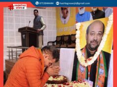 BJP pays tributes to senior party leader Jugal Kishore Gupta