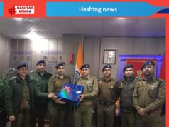 DISTRICT POLICE SAMBA BIDS FAREWELL TO ADDL. SP SAMBA