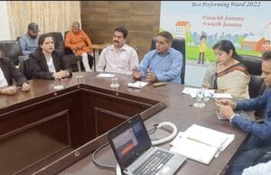 “Awareness programme with District Legal Services Authority, Jammu regarding Solid waste management”