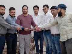 NMOPS Delegation meets Congress JKPCC President For restoration of Old Pension Scheme.