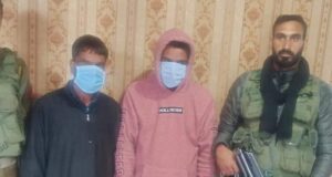 Police arrests 02 notorious drug peddlers in Ganderbal; Contraband substance recovered