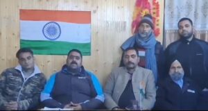 Press conference Shahrukh Bhatti Councillor and DPAP General Secretary,(Chenab Zone), questioned NHAI for their abrupt increase in toll prices at Nashri-Madh toll plaza.