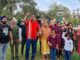 Amit Kapoor held a strong demonstration demanding age relaxation and restoration of admission of first class children.