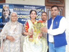 NGO, Anti Crime Bureau felicitated Priyanka Dogra