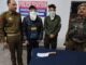 Two Notorious Persons along with Sharp edged weapon apprehended by Bus Stand Police .