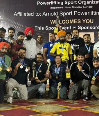 J&K Powerlifting Team Shines at National Powerlifting Championship 2025-26 in Agra, UP